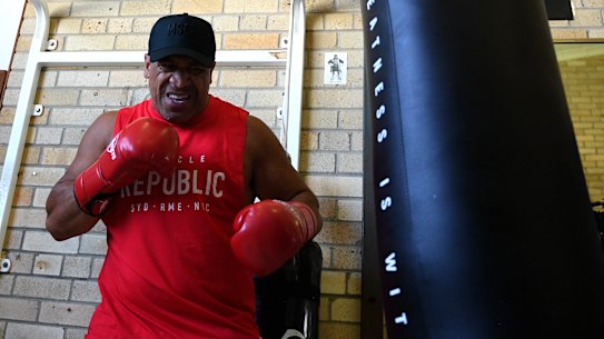 John Hopoate vows to end the boxing - and footballing - career of Paul Gallen.