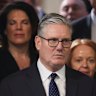 Last days at the helm? British Prime Minister Keir Starmer at the state opening of parliament at the Palace of Westminster on Wednesday.