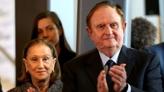 Pauline and John Gandel. 