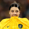 Australian football star Sam Kerr is fighting to have a charge of racially harassing the police officer thrown out of court.