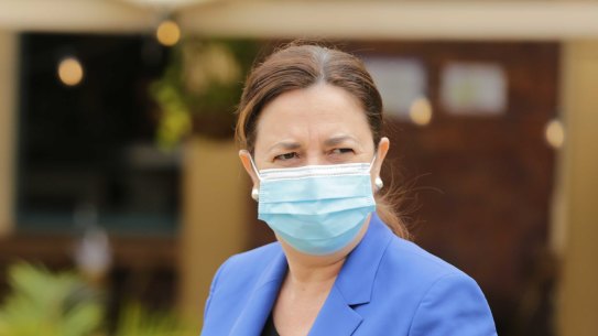 Premier Annastacia Palaszczuk tapped into community anxiety on the fact children under 12 can’t yet be vaccinated against COVID-19.