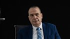 Racing NSW CEO Peter V’landys in his office earlier this month.