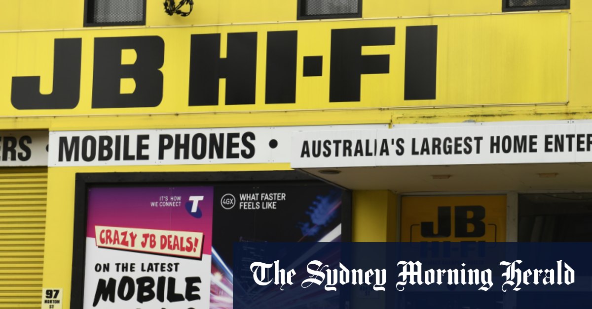 JB HiFi 2023 results Sales of electronics, white goods slow, but