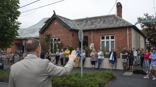 Property buyers are hesitant to raise their hands at auction.