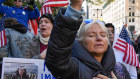 Demonstrators gather during a protest to stop COVID-19 mandates in New York. Joe Biden Biden could have been far tougher on the vaccine holdouts — and still ought to be.