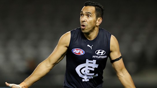 Eddie Betts played his first game back for Carlton last Saturday.