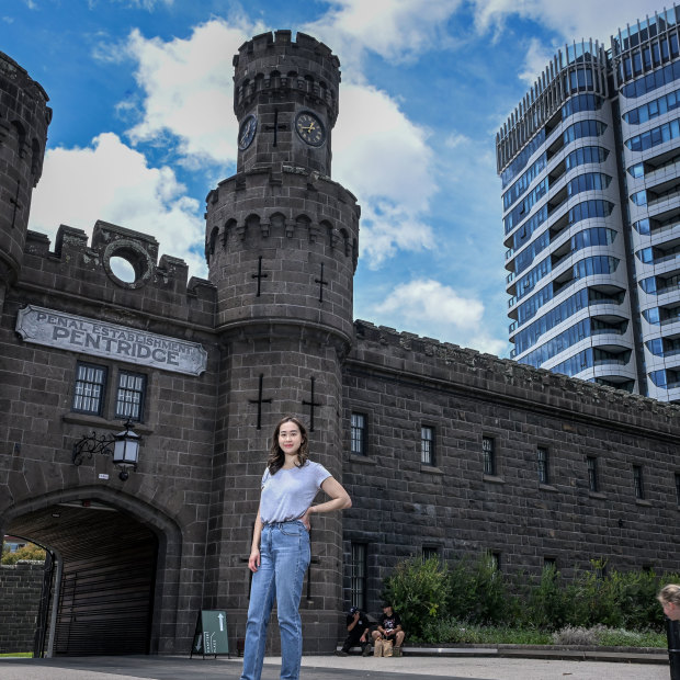 Ellie Meisally, a resident at Pentridge in Coburg. 