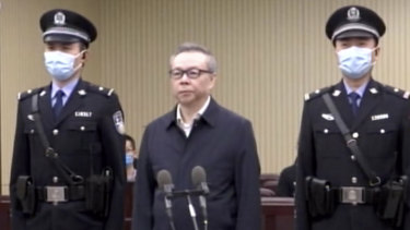 Lai Xiaomin was sentenced to death for taking bribes.