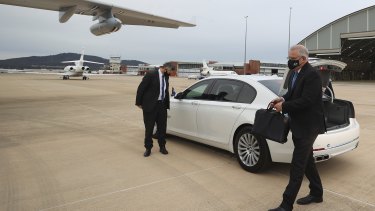 Prime Minister Scott Morrison departs from Canberra to attend the G20 summit and COP26 meetings in Glasgow.