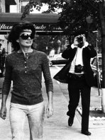 Jackie Onassis and Ron Galella.