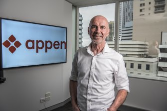 Appen’s chief executive Mark Brayan. Appen’s board indicated that it has engaged with Telus to solicit a higher offer.