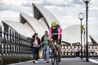 The NSW government will announce that the proposed cycleway from the Opera House to Parramatta will go ahead.
