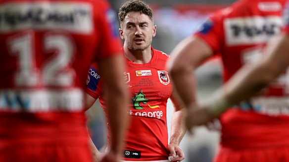 Adam Clune's Dragons debut wasn't a happy one - but you won't catch him complaining.