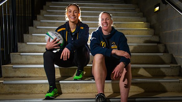 Brumbies duo Shellie Milward and Georgia O'Neill get Wallaroos call
