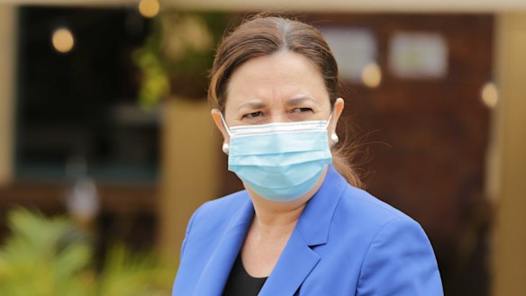 Premier Annastacia Palaszczuk tapped into community anxiety on the fact children under 12 can’t yet be vaccinated against COVID-19.