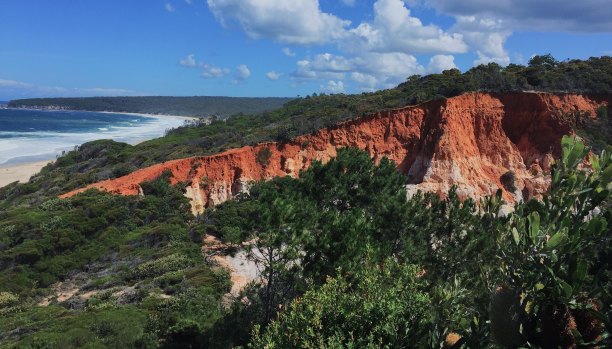 The Pinnacles rock formation in Ben Boyd National Park.