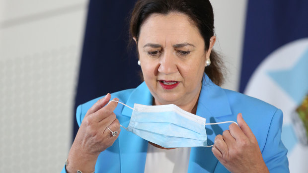 Queensland Premier Annastacia Palaszczuk stressed the importance of hotel quarantine workers getting the jab first.