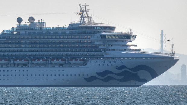 There are concerns for those on the Diamond Princess cruise ship as coronavirus cases mount.