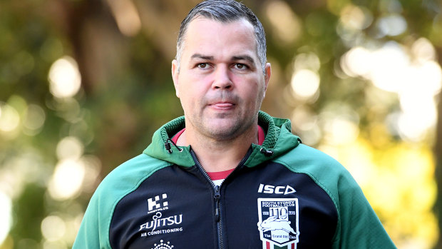 Big call: Wayne Bennett's decision means  Anthony Seibold will remain as Souths coach next season.