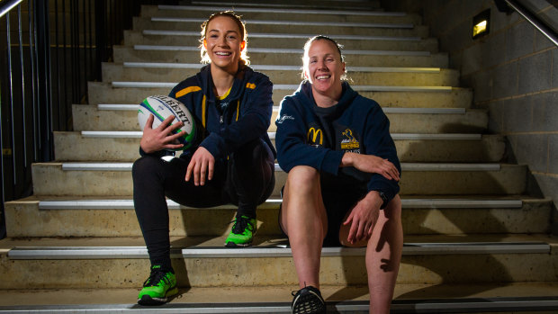Georgia O'Neill and Shellie Milward have been picked in the Wallaroos squad.