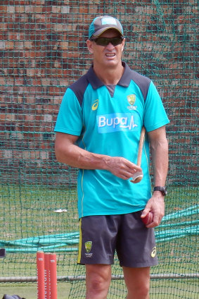 Australian batting coach Graeme Hick.