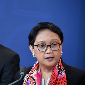 Indonesian Foreign Minister Retno Marsudi.