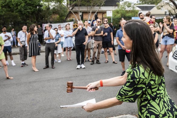 Home buyers face keen competition at auction.
