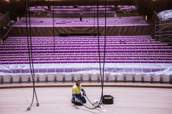 View from the Concert Hall stage.