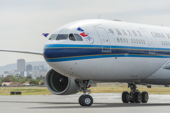 China Southern is one of nine Chinese carriers that fly to Australia.