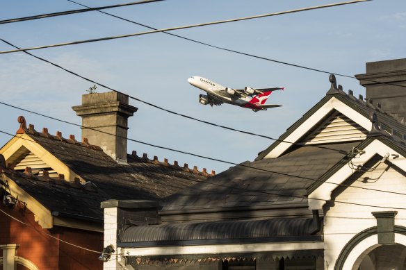 Some inner west suburbs will cop more planes flying overhead from the changes to flight paths.