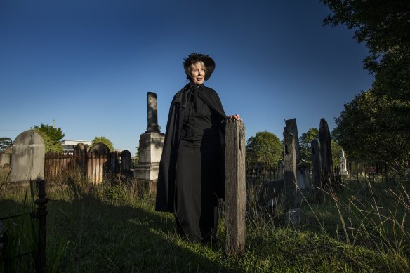 The graveyard whisperer, Kerima-Gae Topp, does graveyard tours and Talking Tombstones lectures as part of this year’s Australian Heritage Festival.