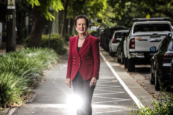 Sydney Lord Mayor Clover Moore is a huge fan of city bike lanes 