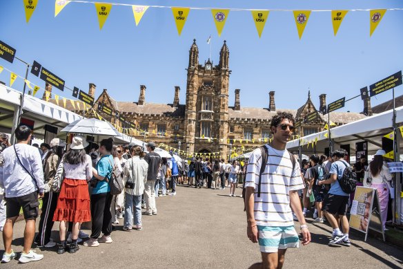 The University of Sydney invited back students with its welcome activities this week.