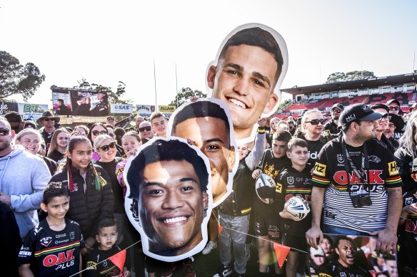 Penrith Panthers Fan Day from after winning the NRL Grand Final in 2023.