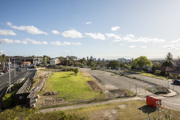 Ryde Central sits next to Top Ryde Shopping Centre but is currently a hole in the ground.