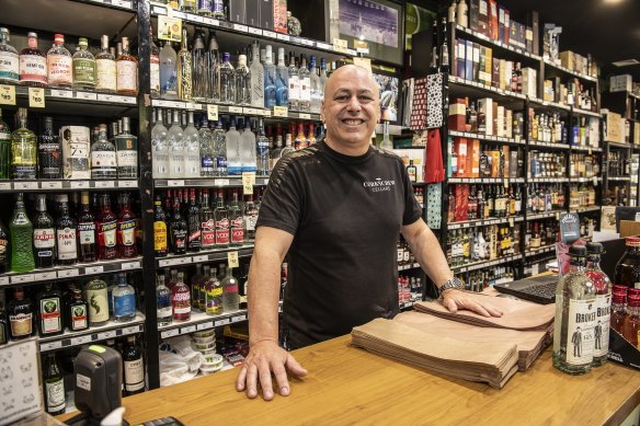 Con Stamoulis, managing director of  Corkscrew Cellars in Plumer Road, Rose Bay, said big retailers ended up reducing competition by driving smaller shops out of business. 
