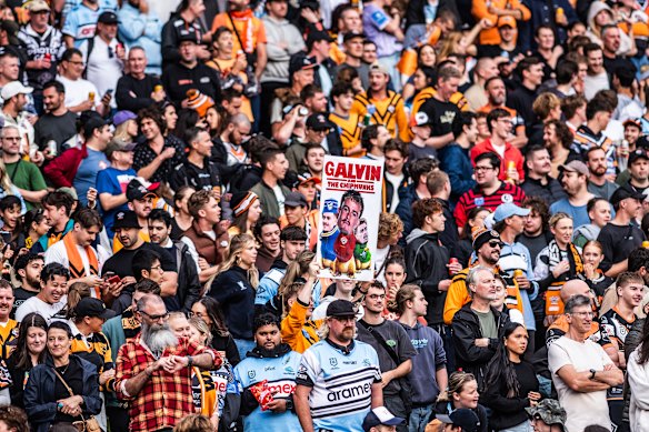 Fans at Leichhardt Oval. 