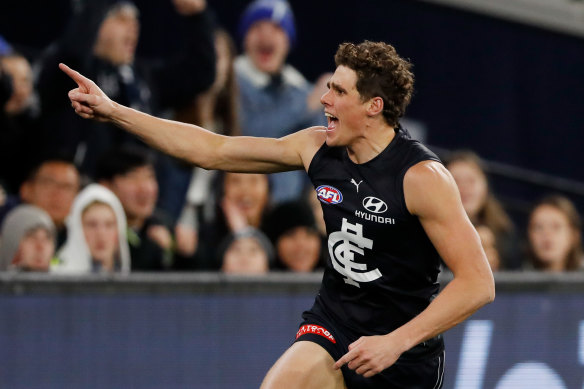 Charlie Curnow has cemented his standing since his return.