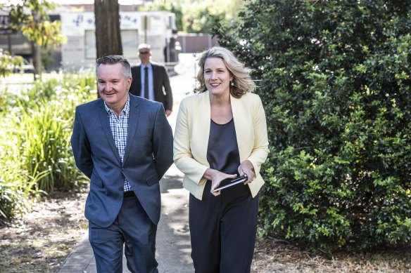 Home Affairs Minister Clare O’Neil and Climate Change and Energy Minister Chris Bowen, who is McMahon MP, criticised the Coalition’s approach to repatriations in 2019.