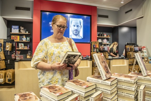 Diana fan Anne-Marie Bridge was eager to get a copy of the book early. 