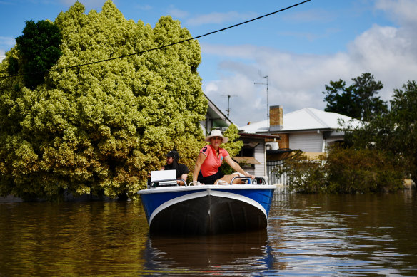 Severe flooding hits Lismore, March 1 2022.