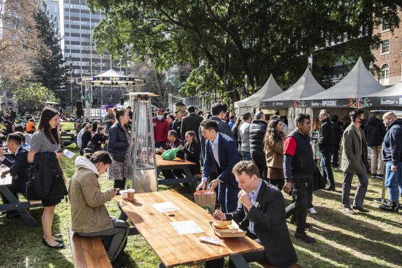 The Wynside Out festival, held last week at Wynyard Park for two days, is an example of what business improvement districts in the city could do on an ongoing basis.