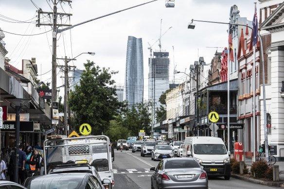 You get the point. The view from Darling Street, Balmain, where Barangaroo and its extremity, Crown tower, have changed Sydney’s skyline.
