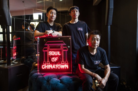 Soul of Chinatown cofounders Kevin Cheng, Hayden Wong and Peter Wong.