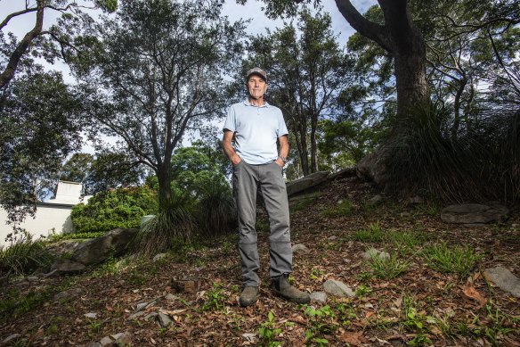 Andrew Ireland has a block large enough to build a tiny house but exorbitant costs are standing in his way.