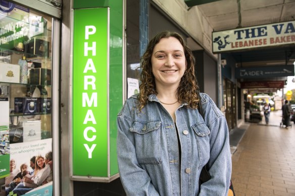 Ella Hall, from Dulwich Hill, says new rules allowing pharmacies to generate prescriptions for the pill will have great financial benefits for women.
