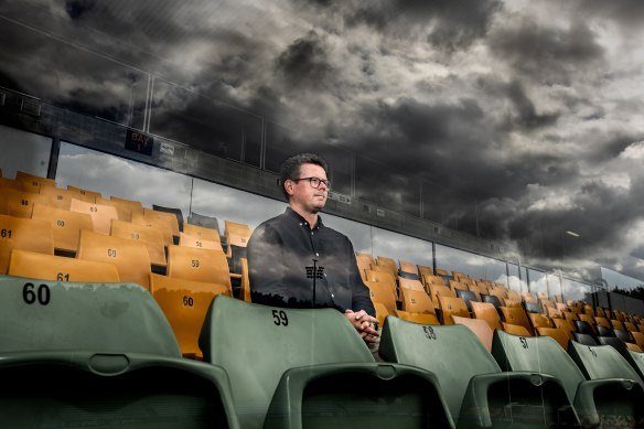Joel Giblin is the operations manager at Leichhardt Oval.