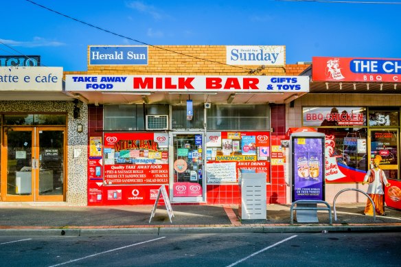 Dinah Parade milk bar in Keilor East. 