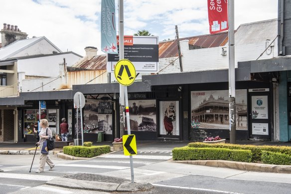Empty shops have become a feature of the once vibrant Norton Street in Leichhardt.
