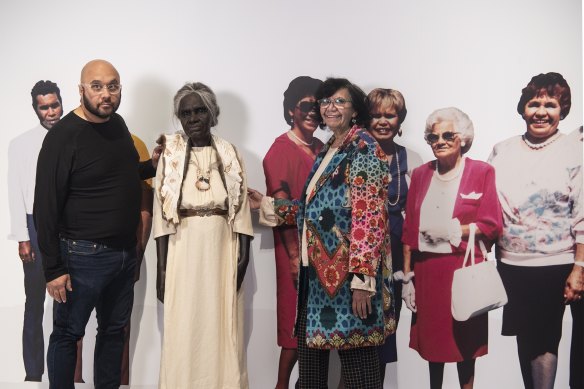 Aunty Irene, statue of Nanny Nellie and great great grandson, Daniel King
Aunty Irene, great granddaughter of Nanny Nellie.